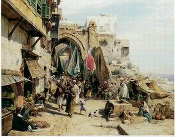 unknow artist Arab or Arabic people and life. Orientalism oil paintings 34 China oil painting art